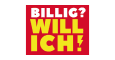 Billig?Will ich! Logo